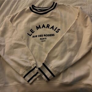 H&M Cream Cowl Neck Sweater